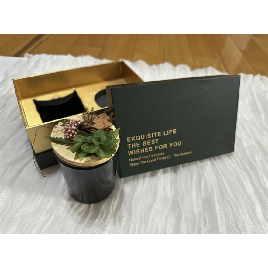 耶誕香氛蠟燭禮盒 森林綠植風格 森林香氣 聖誕交換禮物-細節圖2