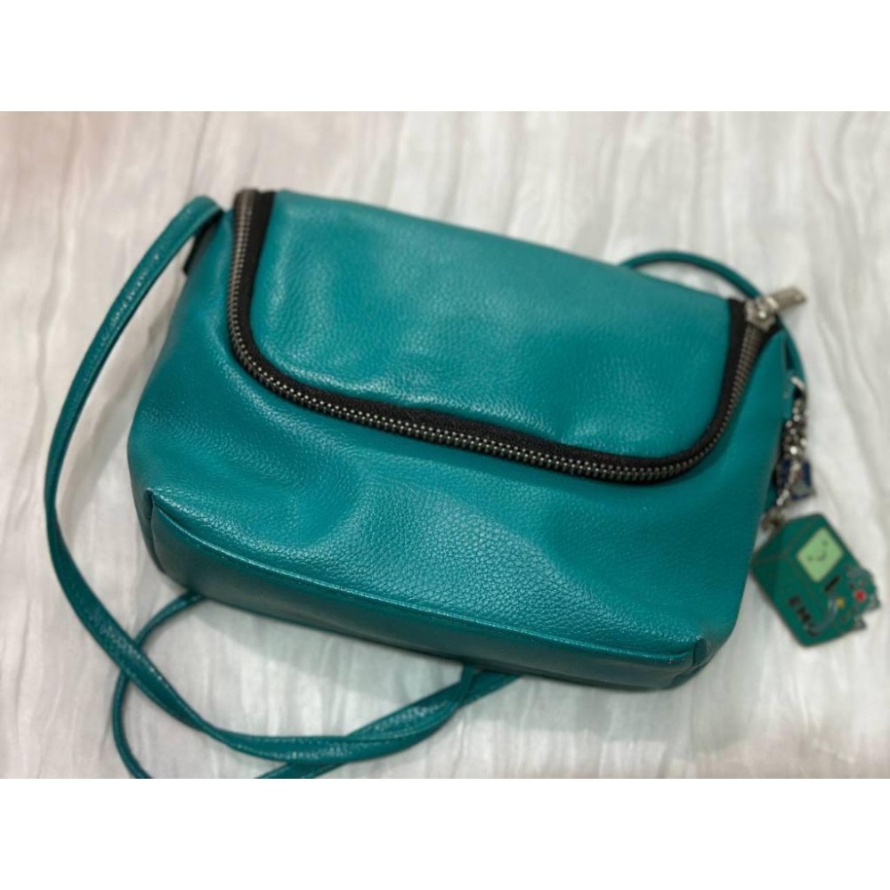 藍綠色 馬鞍包 探險活寶  Adventure Time 嗶莫 BMO 小廢包-細節圖3