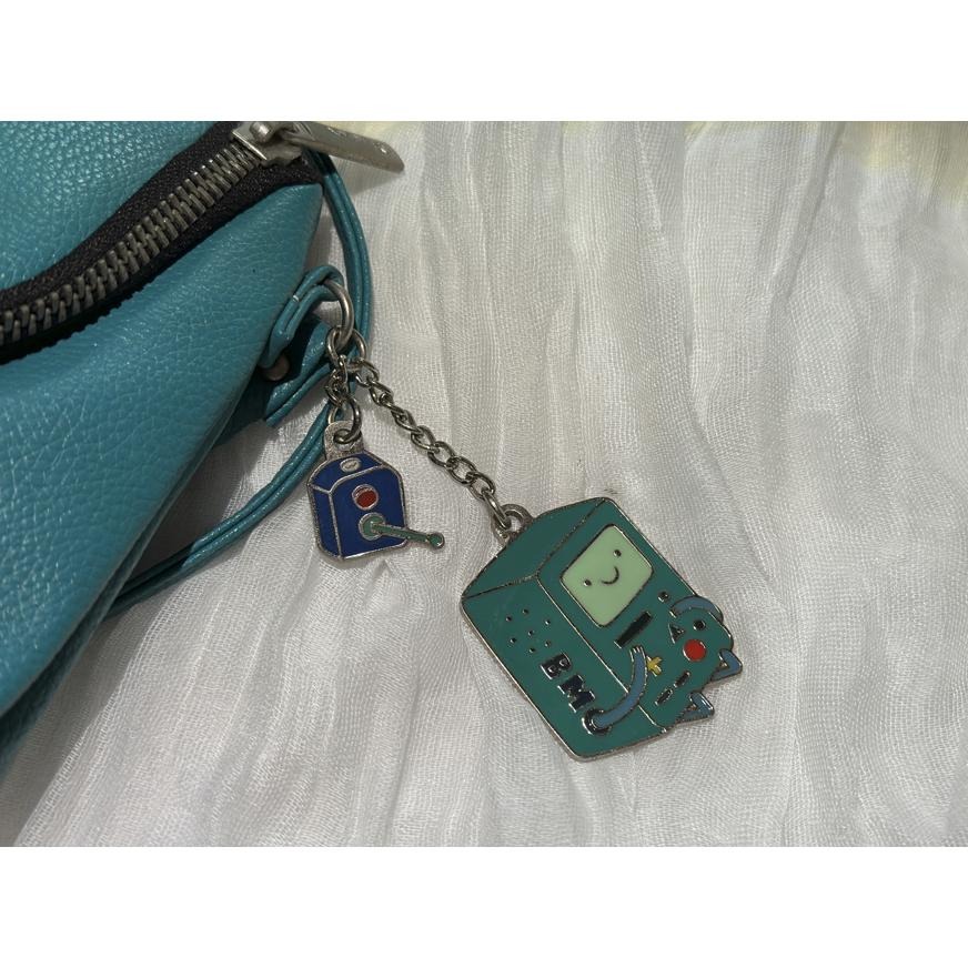 藍綠色 馬鞍包 探險活寶  Adventure Time 嗶莫 BMO 小廢包-細節圖4