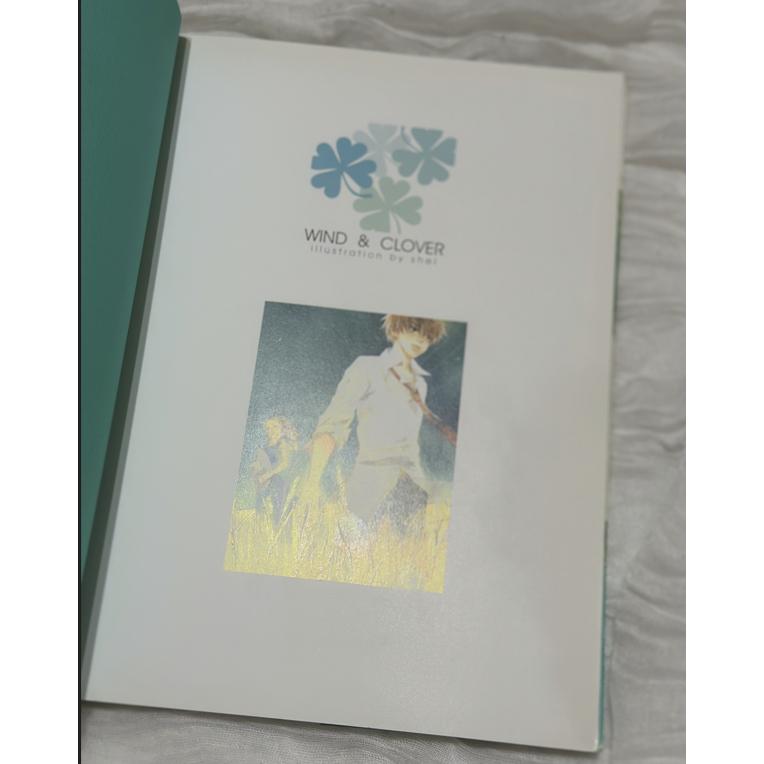 絕版自有二手書 SHEL 風色四葉草 個人畫集 含海報 畫冊 黑龍江美術出版社 水彩風格 威向小說繪師-細節圖2