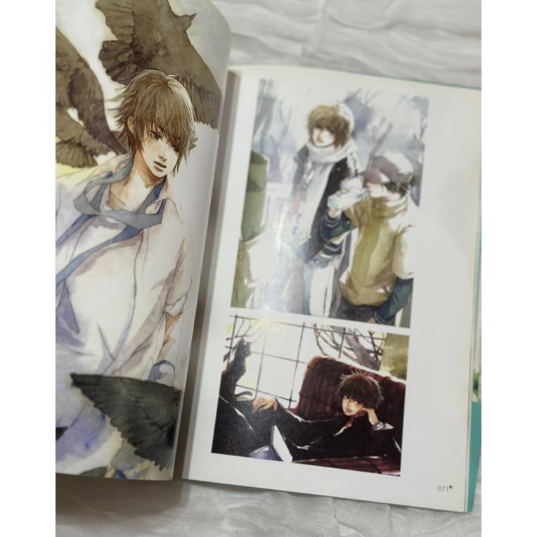 絕版自有二手書 SHEL 風色四葉草 個人畫集 含海報 畫冊 黑龍江美術出版社 水彩風格 威向小說繪師-細節圖5