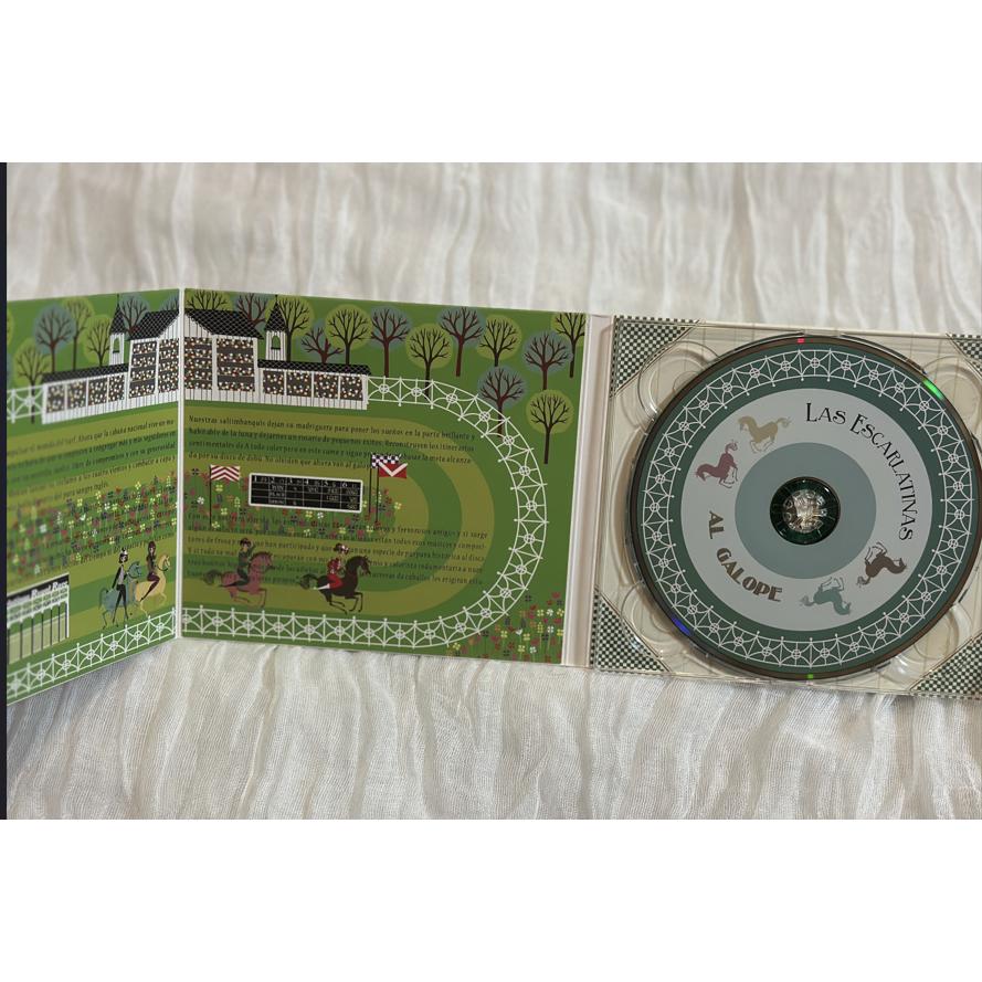 二手絕版自有CD Las Escarlatinas / Al Galope 心虹熱樂團/奔跑的愛情 小眾音樂 獨立音樂-細節圖2