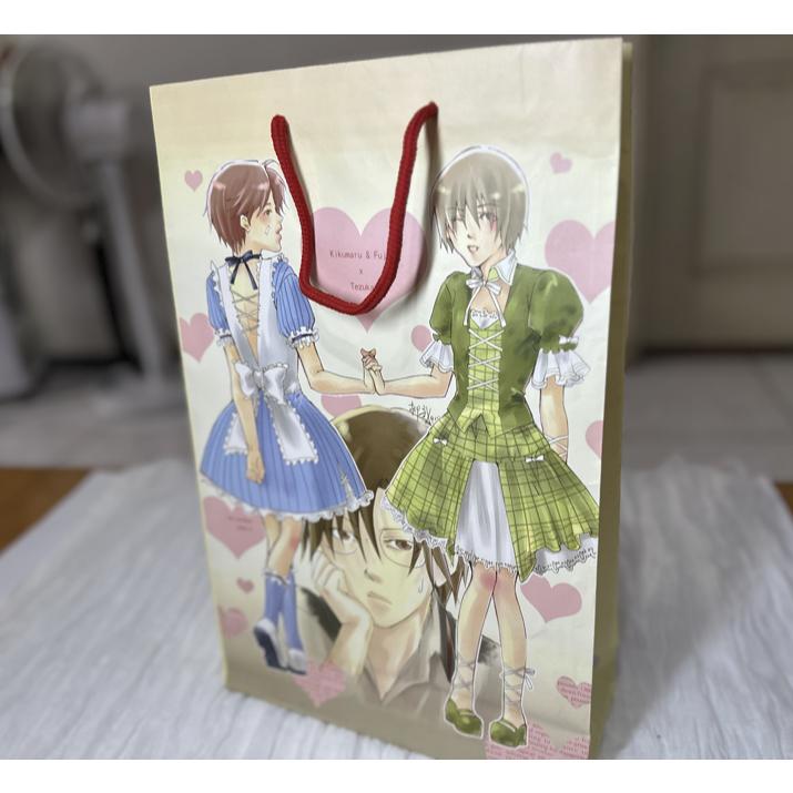 同人場原創紙袋 網球王子 The Prince of TENNIS 柳戠 可愛動漫紙袋 40x26x9.5cm-細節圖2