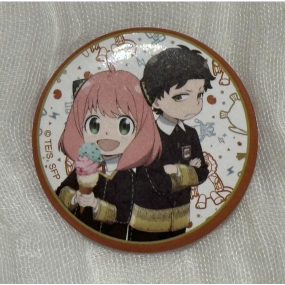 SPY×FAMILY 間諜家家酒 圓形徽章 小徽章 吧唧 安妮亞 次子-細節圖2