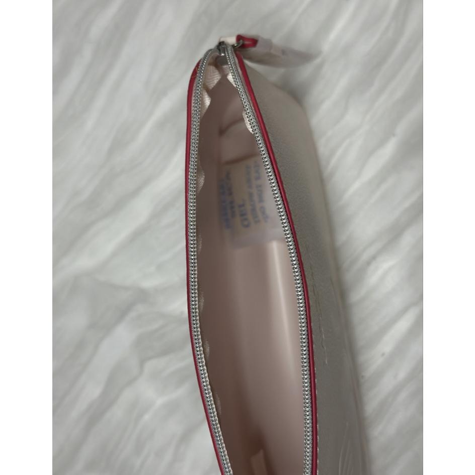 LANCOME 蘭蔻專櫃贈品 化妝包 大容量洗漱包 便攜 質感手拿包  刷具包 萬用包 法式玫瑰-細節圖3