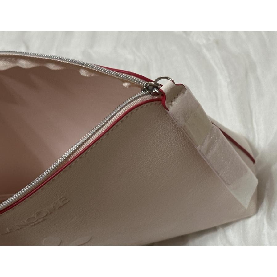 LANCOME 蘭蔻專櫃贈品 化妝包 大容量洗漱包 便攜 質感手拿包  刷具包 萬用包 法式玫瑰-細節圖7