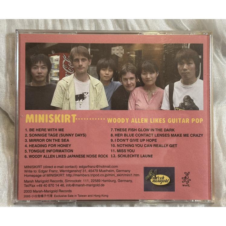 自有二手絕版CD Miniskirt / Woody Allen Likes Guitar Pop獨立搖滾-細節圖4