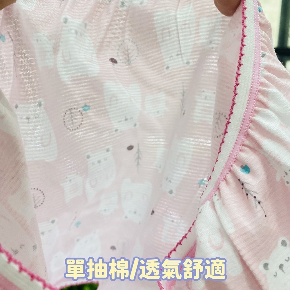 一王美 💈 透氣熊熊 女童平口褲 薄棉內褲 女童四角褲 小女生四角褲 女童平口褲 小女內褲 3497 3498-細節圖6