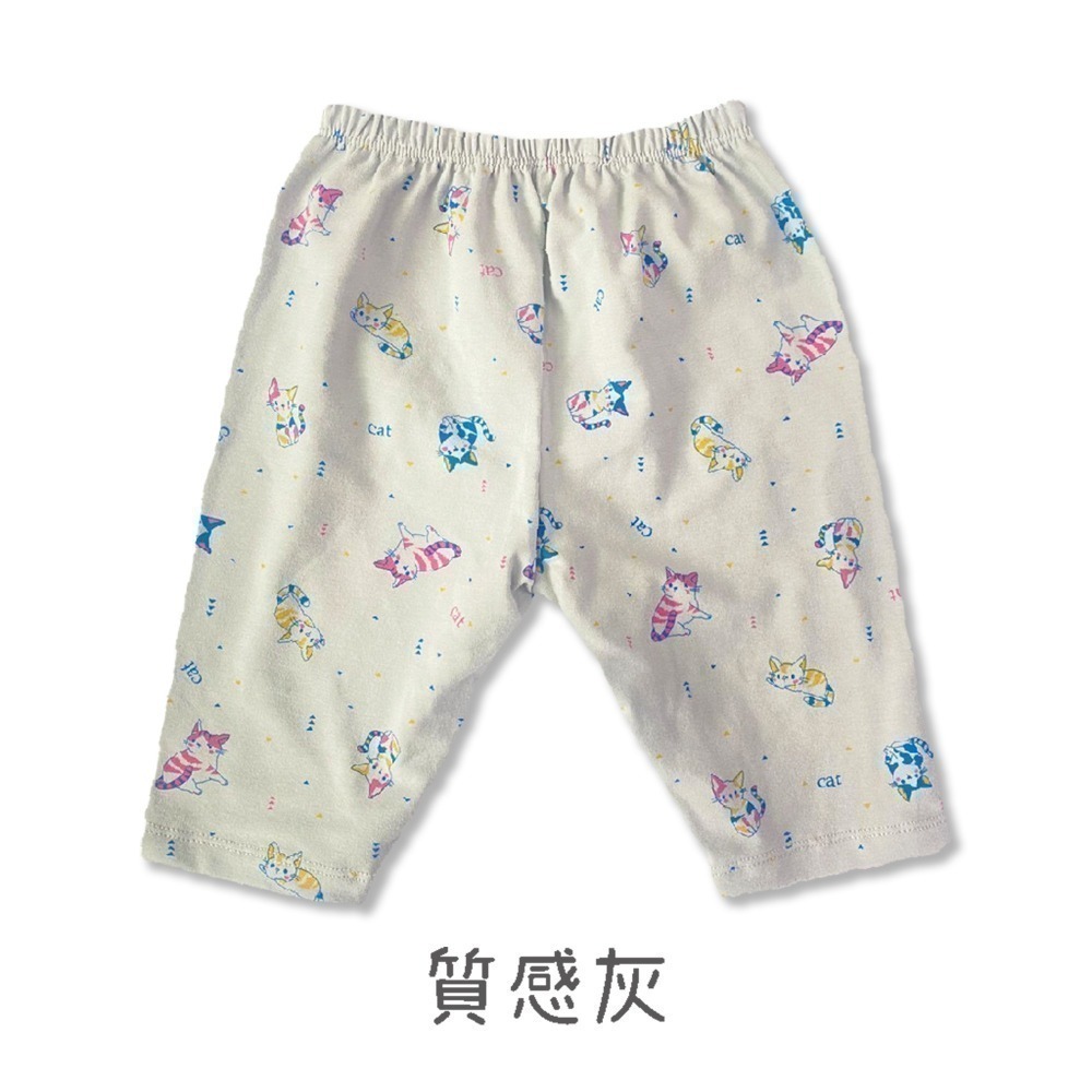 童馨 👶 純棉 可愛貓咪 七分褲 兒童內搭褲 兒童休閒褲 寶寶7分褲 女童打底褲 女童長褲 男童長褲 07CAT-細節圖7