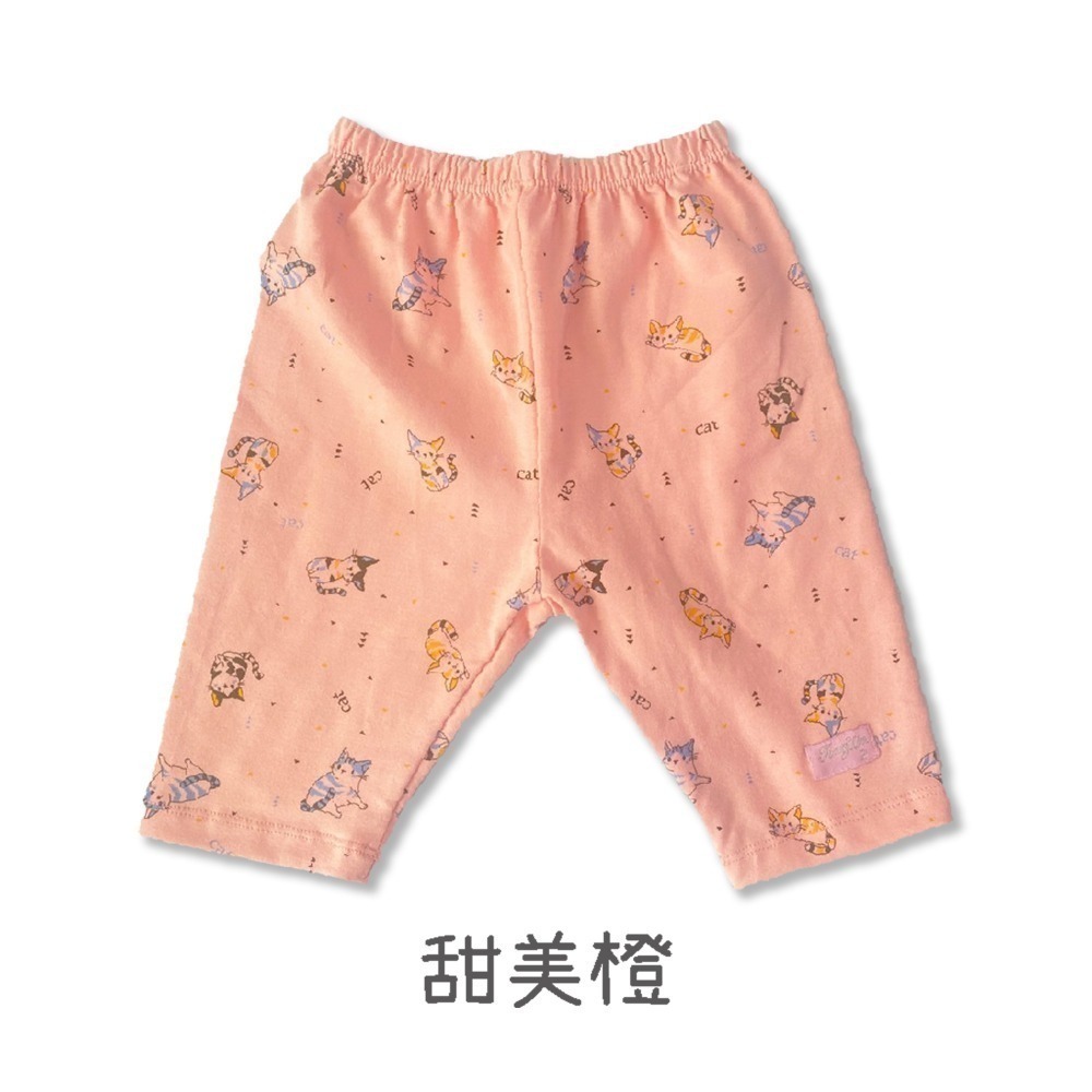 童馨 👶 純棉 可愛貓咪 七分褲 兒童內搭褲 兒童休閒褲 寶寶7分褲 女童打底褲 女童長褲 男童長褲 07CAT-細節圖9