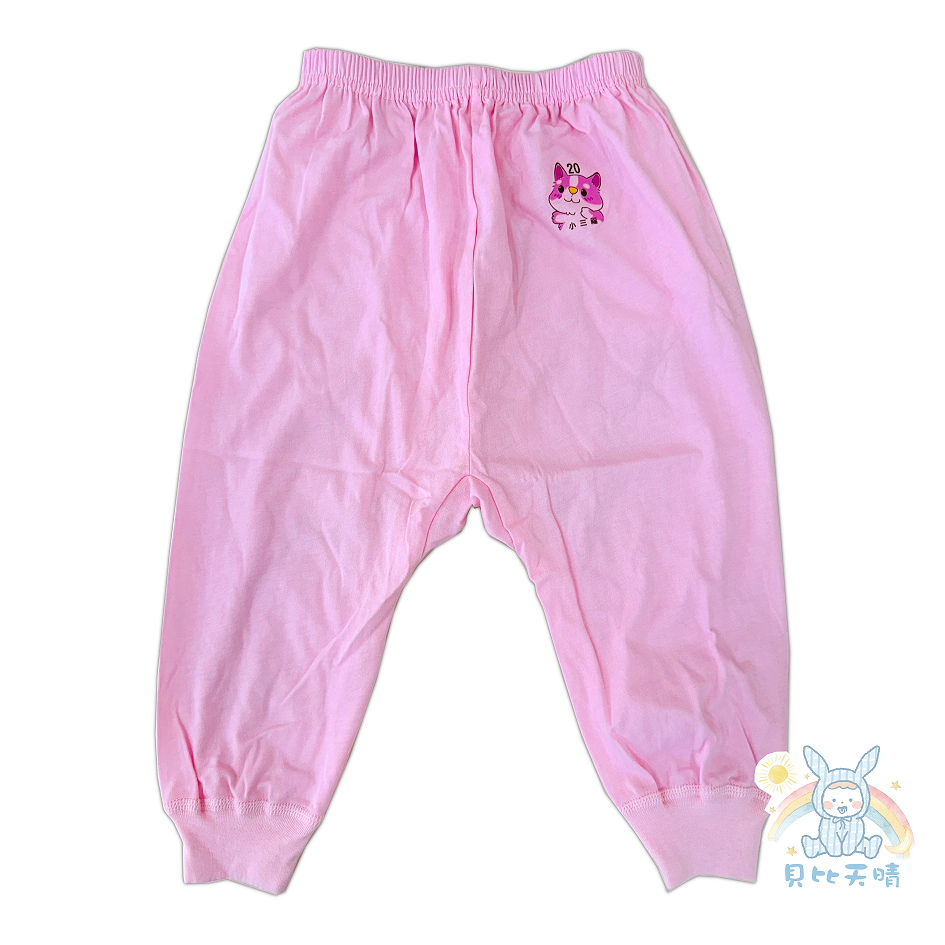 小三福 🌳 純棉 純色 薄長褲 冷氣房 經典款 舒適柔軟 台灣製 居家褲 兒童長褲 寶寶長褲 幼兒長褲 109-規格圖9