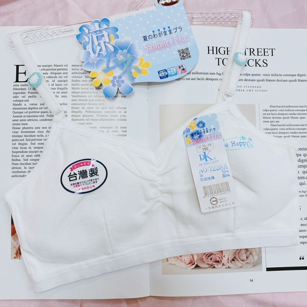 一王美 💈  細肩胸衣 學生內衣 女童內衣 內搭胸衣 學生內衣 學生胸衣 活動胸墊 小女生胸衣 7228A 9615-細節圖5