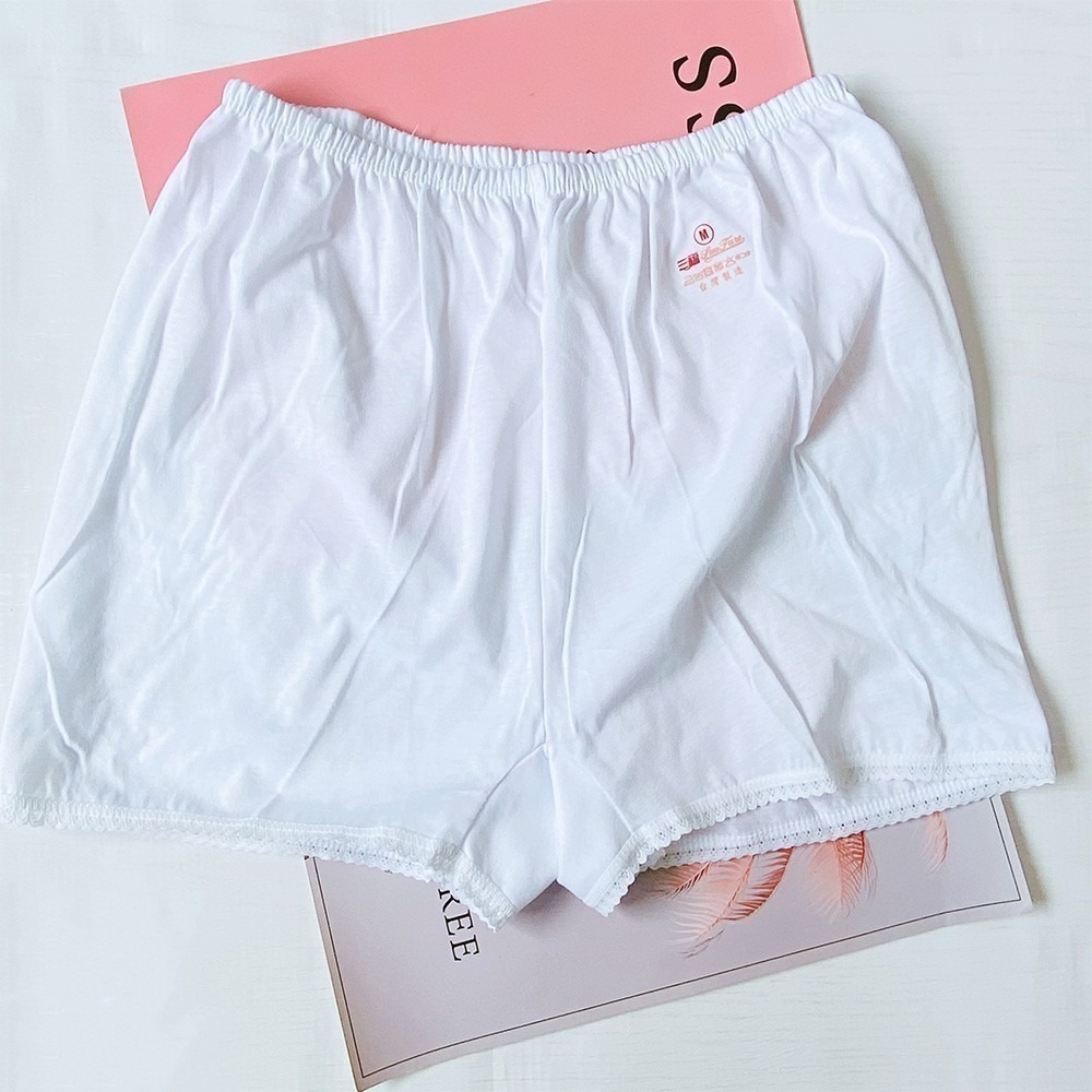 三福 🌳 薄棉 女大四角褲 單面純棉布 薄款透氣 女平口褲 女內褲 阿嬤內褲 197-細節圖6