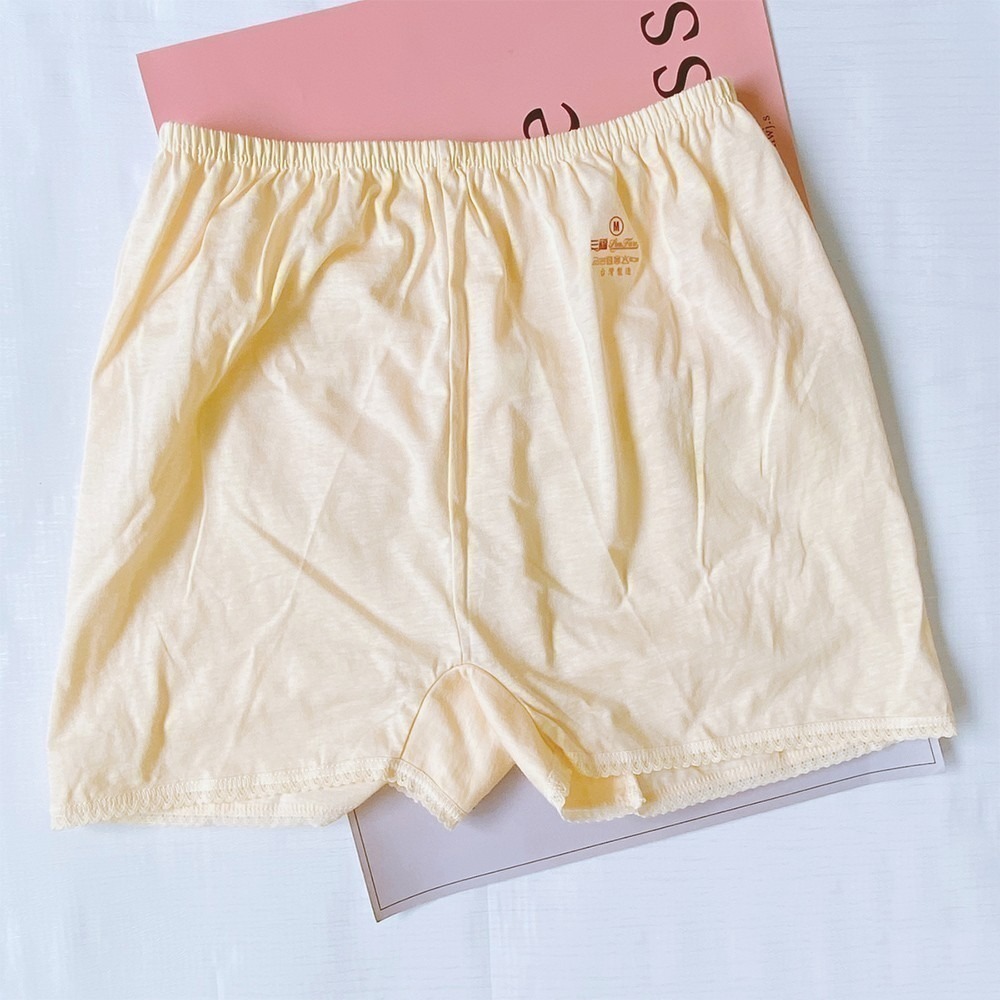 三福 🌳 薄棉 女大四角褲 單面純棉布 薄款透氣 女平口褲 女內褲 阿嬤內褲 197-細節圖7