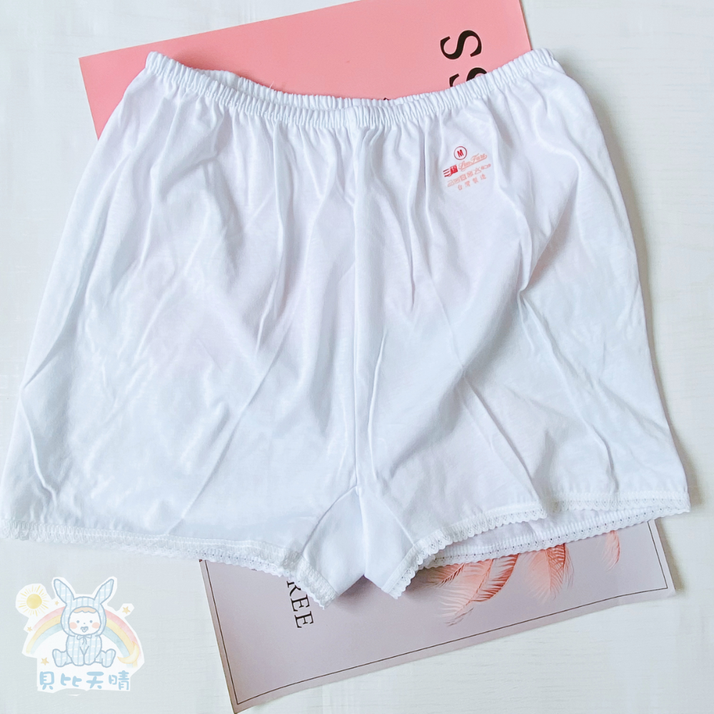 三福 🌳 薄棉 女大四角褲 單面純棉布 薄款透氣 女平口褲 女內褲 阿嬤內褲 197-規格圖8