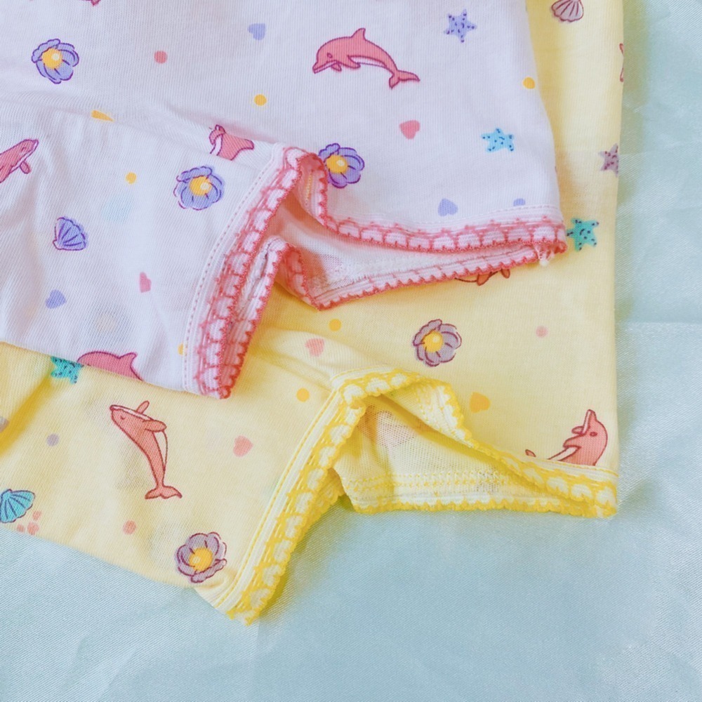 名秀 💈 小兔子 鯨魚 女童平口褲 女童內褲 純棉四角褲 安全舒適 幼稚園內褲  台灣製 2230 2238 2240-細節圖6