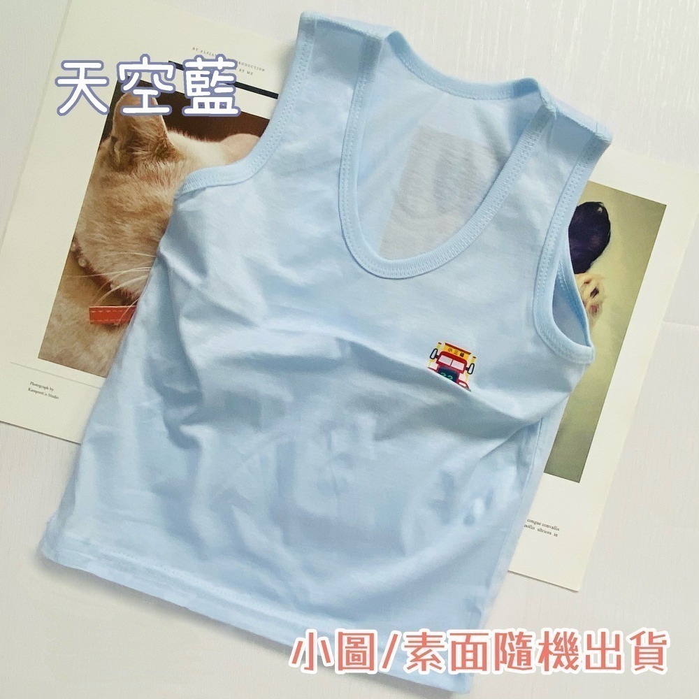 小三福 🌳 單面純棉 背心 無袖 可愛小背心 純棉 透氣排汗 兒童背心 幼童背心 小童背心 內搭背心 105-細節圖6