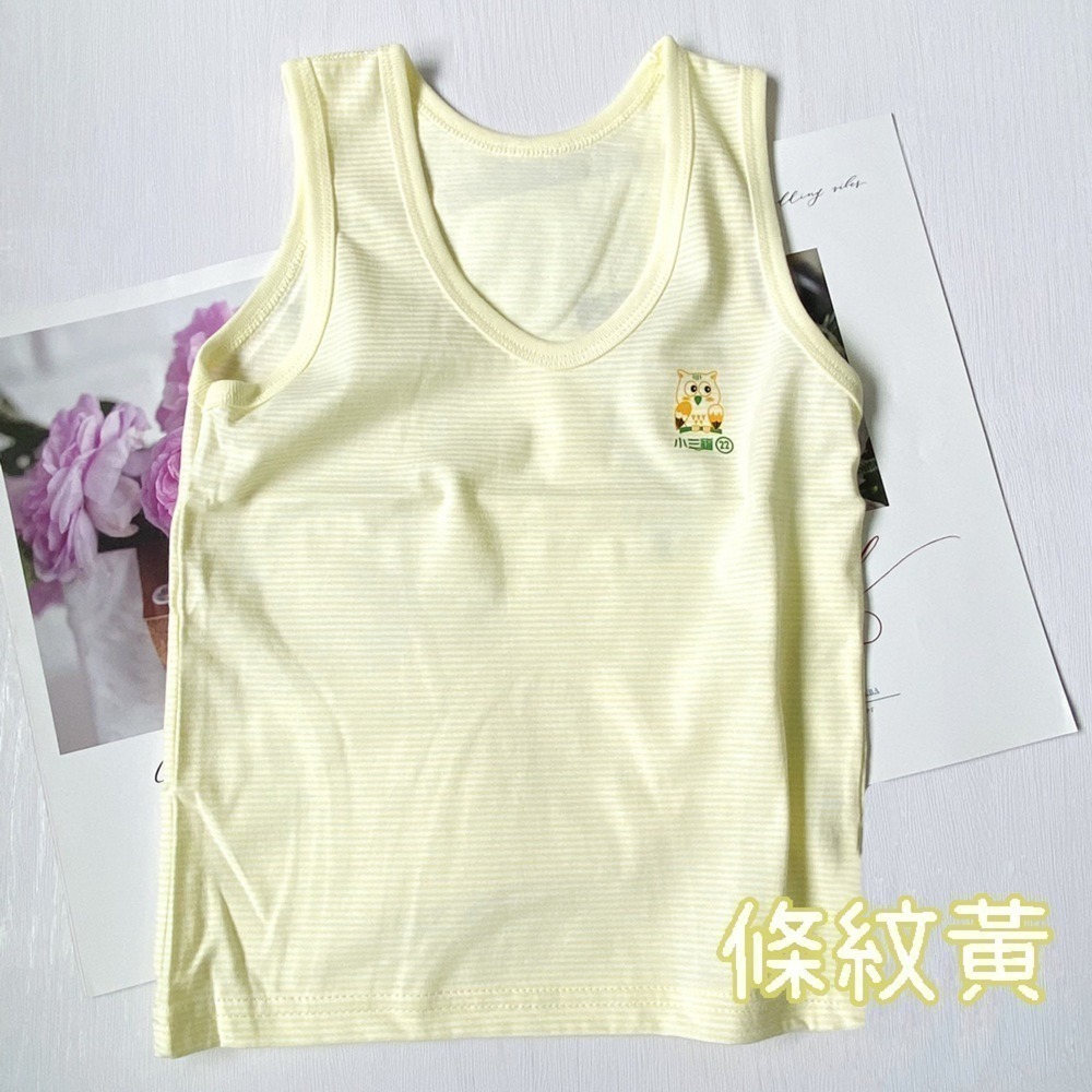 小三福 🌳 單面純棉 背心 無袖 可愛小背心 純棉 透氣排汗 兒童背心 幼童背心 小童背心 內搭背心 105-細節圖10