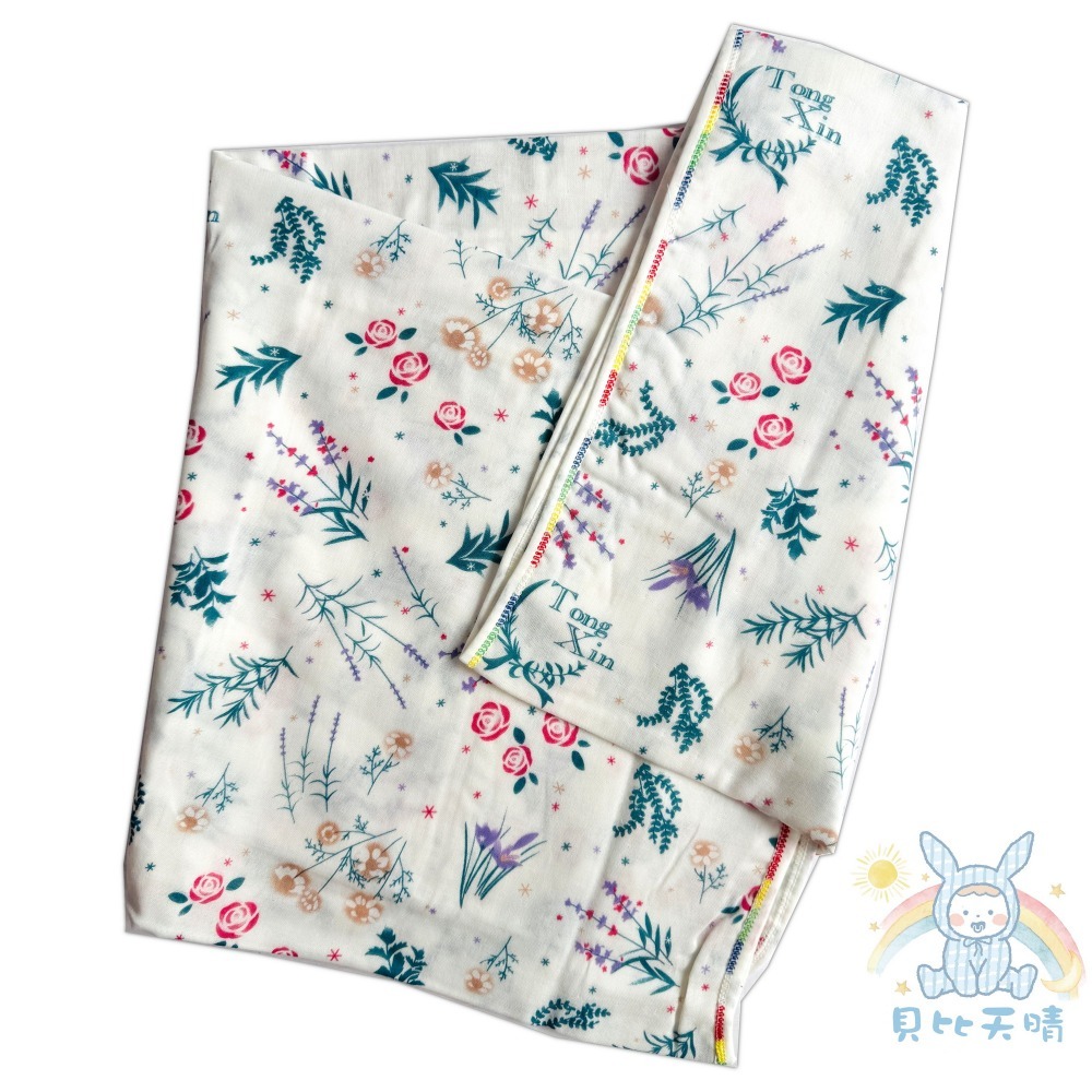 紗布超親膚 👶 童馨 寶寶浴巾 純棉 嬰兒浴巾 四層 紗布 浴巾 大澡巾 包巾 紗布浴巾 親膚浴巾 台灣製造 1003-規格圖10