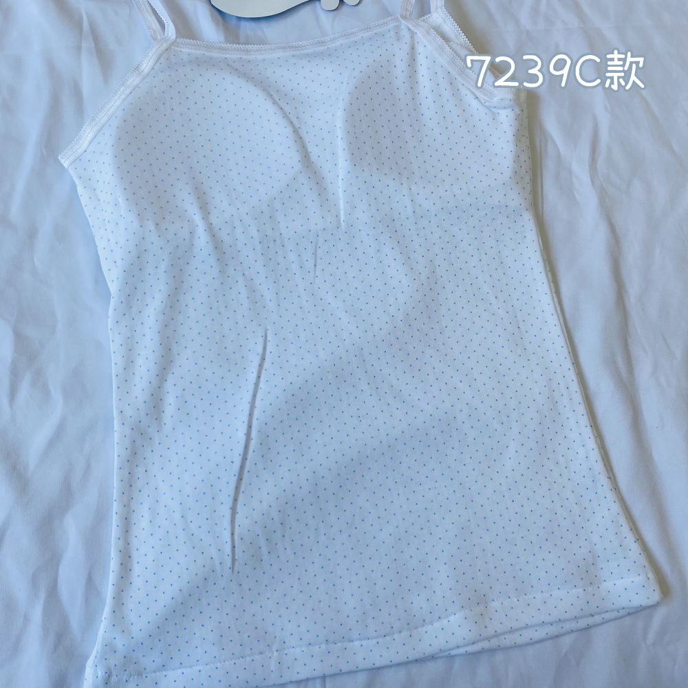 一王美 💈 細肩罩杯 背心 小可愛 女童內搭 學生內衣 女童內衣 胸墊可拿 小學背心 女學生 9615C 7239C-細節圖8