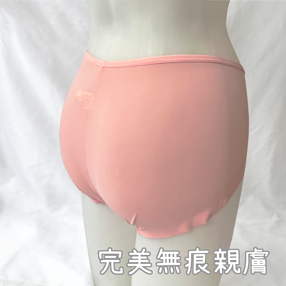 台灣製⭐中腰 無痕內褲 無痕三角褲 女生內褲 純棉內褲 輕薄內褲 女三角褲 透氣內褲 涼感內褲 貼身褲 莫蘭迪 8825-細節圖7