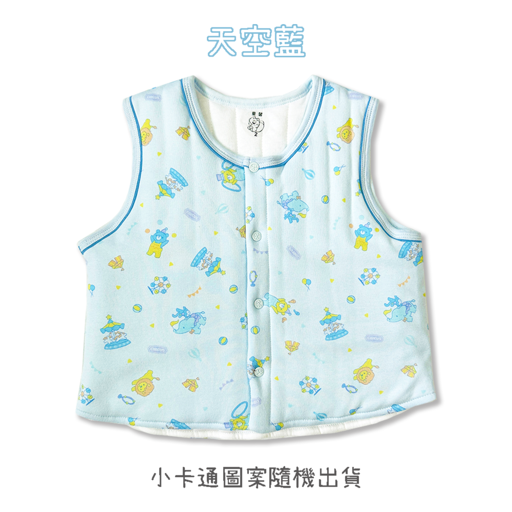 童馨 👶 秋冬花 保暖背心 台灣製 保暖 背心 純棉 方便穿脫 可愛圖案 春秋冬 舒適貼身 厚背心 厚棉背心 165-細節圖7