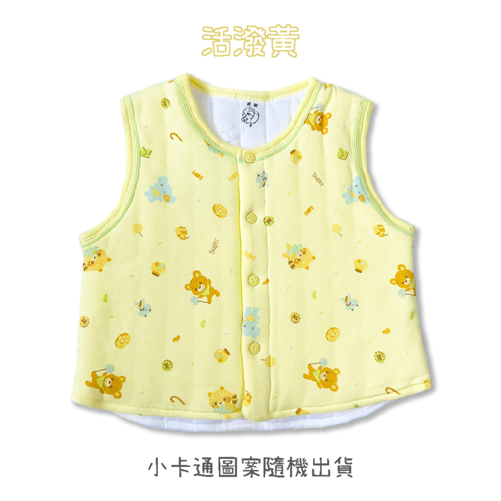 童馨 👶 秋冬花 保暖背心 台灣製 保暖 背心 純棉 方便穿脫 可愛圖案 春秋冬 舒適貼身 厚背心 厚棉背心 165-細節圖9