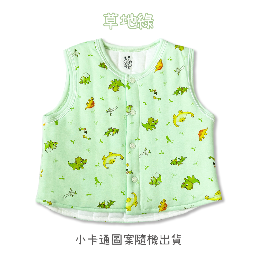 童馨 👶 秋冬花 保暖背心 台灣製 保暖 背心 純棉 方便穿脫 可愛圖案 春秋冬 舒適貼身 厚背心 厚棉背心 165-細節圖10