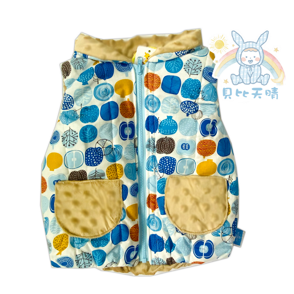 舒適寶貝 💛 保暖背心 安撫款 中厚背心 寶寶背心 秋冬保暖背心 好穿脫背心 小童背心 幼童背心 兒童背心 91001-規格圖10