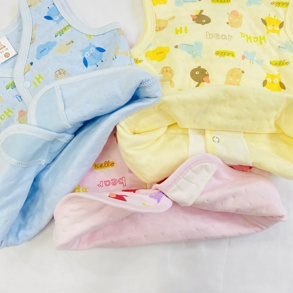 哈哈熊 🐻 春秋 加厚 小背心 保暖背心 秋冬花 親膚柔軟 寶寶背心 兒童背心 寶寶背心 022 023-細節圖3