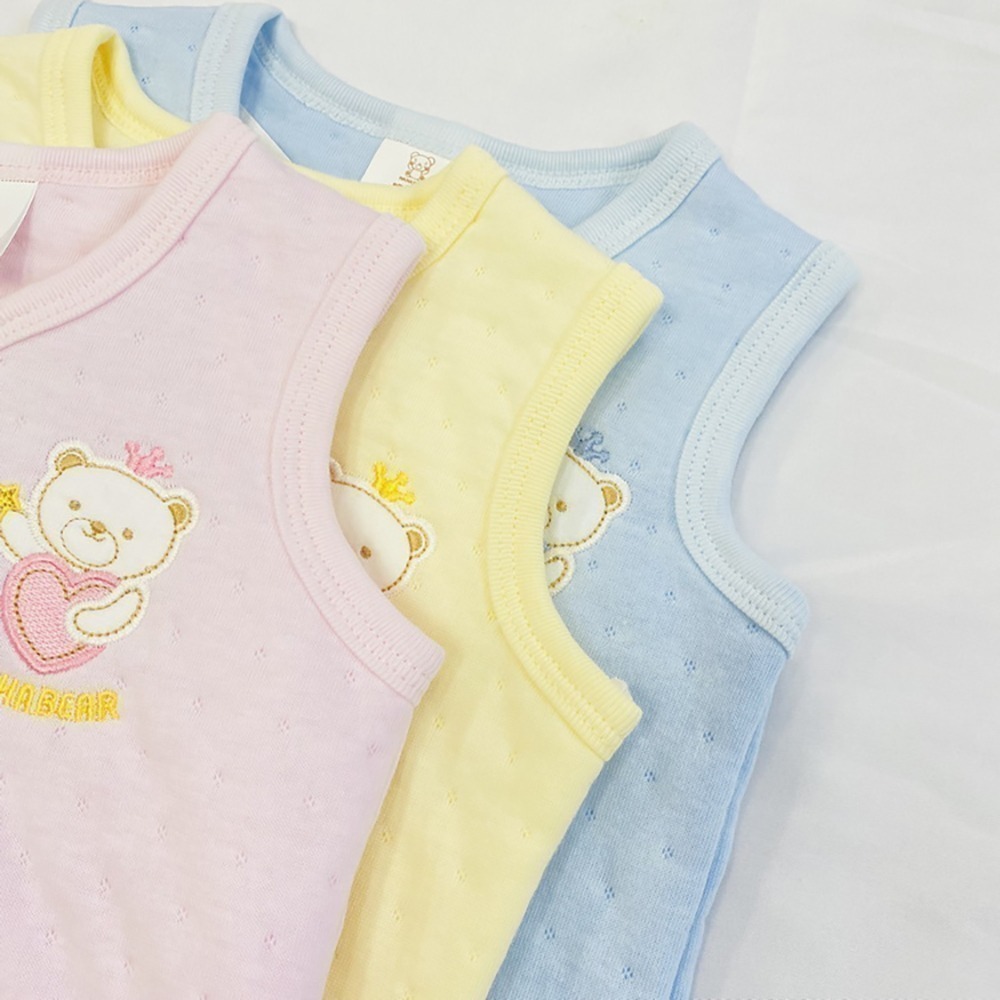 哈哈熊 🐻 春秋 加厚 小背心 保暖背心 秋冬花 親膚柔軟 寶寶背心 兒童背心 寶寶背心 022 023-細節圖4