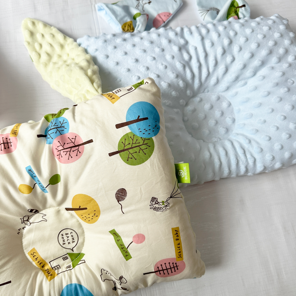 舒適寶貝 💛 嬰幼兒 可愛 兔耳朵 造型枕 定型枕 推車枕 寶寶枕 幼兒枕 嬰兒枕 安撫枕 兔耳枕 30711-細節圖2