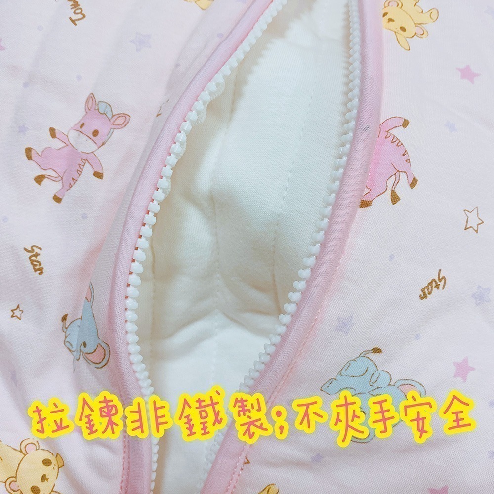 秋冬必備🔥 童馨 睡袍 保暖背心 冬天睡袍 三層 超暖款  舖棉  寶寶睡袍 防踢背心 防踢被 1670-細節圖4