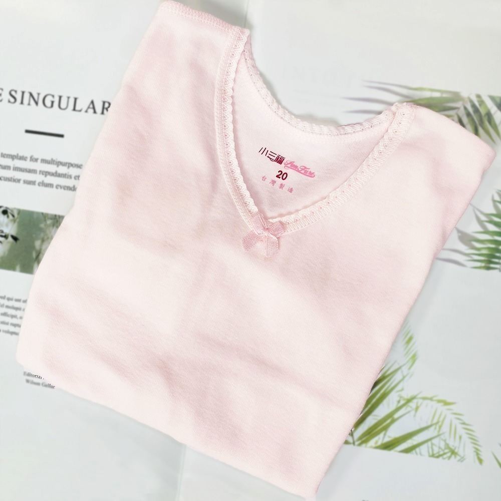 小三福 🌳 蕾絲 彈性長袖 內著 衛生衣 女兒變女孩第一步 女童內衣 女衛生衣 女內衣 學生內衣 852 892-細節圖6