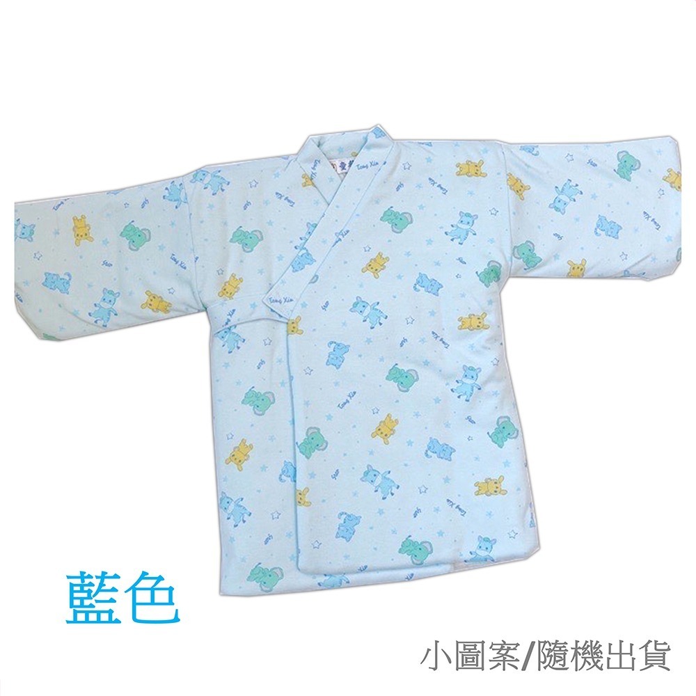 童馨 👶 台灣製 綁帶 短和服 純棉 鋪棉 0~2歲 保暖必備 睡袍 衣長約43cm 308-細節圖8