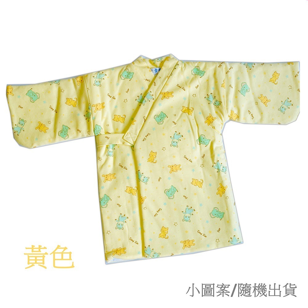 童馨 👶 台灣製 綁帶 短和服 純棉 鋪棉 0~2歲 保暖必備 睡袍 衣長約43cm 308-細節圖10