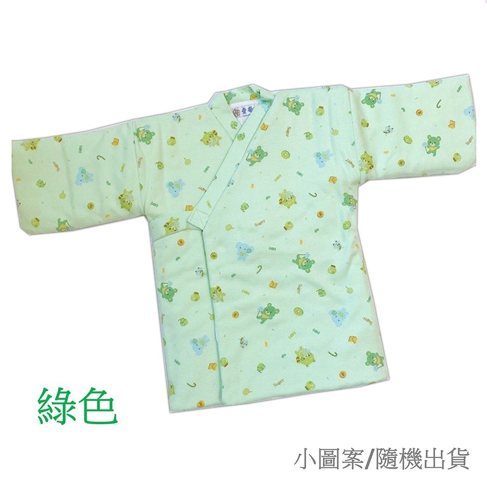童馨 👶 台灣製 綁帶 短和服 純棉 鋪棉 0~2歲 保暖必備 睡袍 衣長約43cm 308-細節圖11