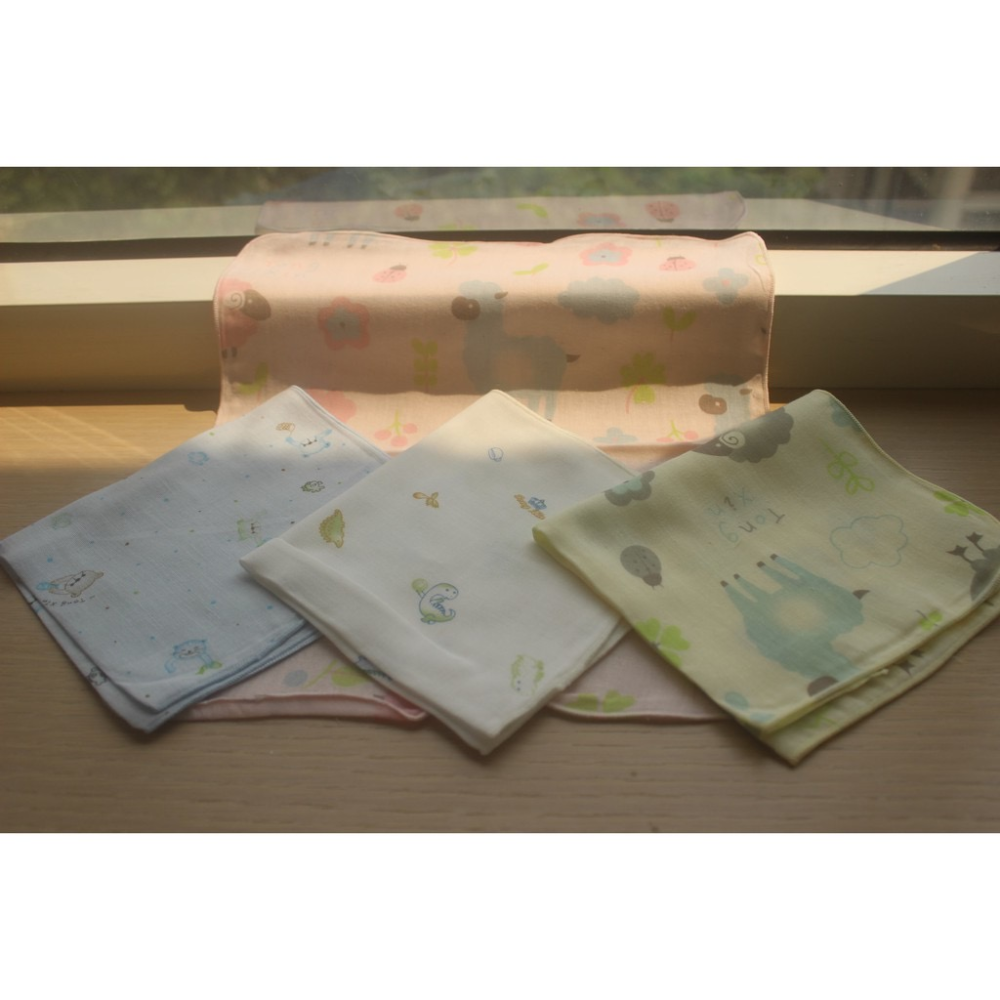 童馨 👶 雙層紗布巾 餵奶巾 擦拭巾 洗澡巾 手帕 口水巾 紗布手帕 紗布口水巾 紗布洗澡巾 1001 1002-細節圖6