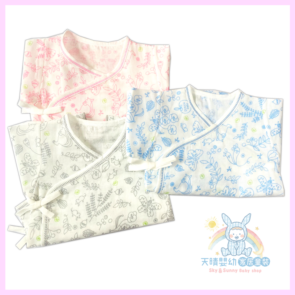 舒適寶貝 💛 綁帶包屁衣 紗布材質 透氣加倍  寶寶包屁衣 嬰兒包屁衣 紗布包屁衣 透氣包屁衣 11618 41618-細節圖4