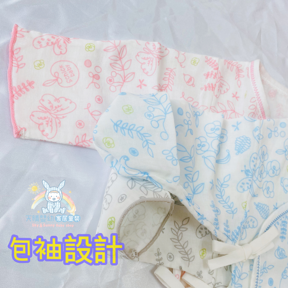 舒適寶貝 💛 綁帶包屁衣 紗布材質 透氣加倍  寶寶包屁衣 嬰兒包屁衣 紗布包屁衣 透氣包屁衣 11618-細節圖4
