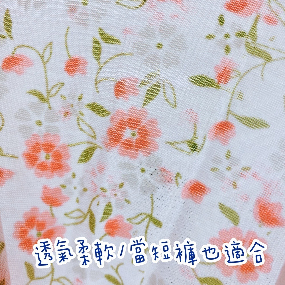 一王美 💈 印花平口褲 媽媽褲 薄棉 透氣舒適 加大媽媽褲 女生四角褲 居家短褲 可愛短褲 四角內褲 8678-細節圖3