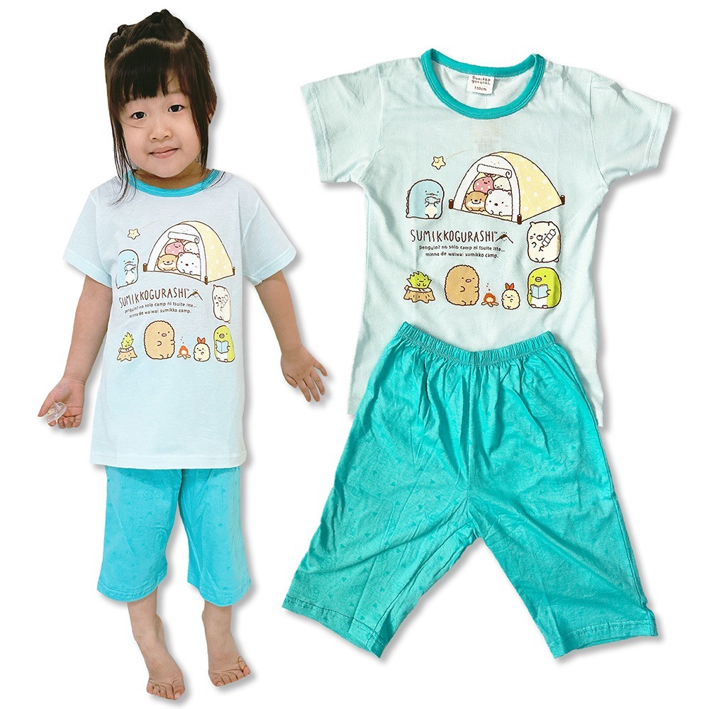 角落生物 酷洛米 純棉 短袖套裝 女童短袖 寶寶短袖 幼童短袖 小孩短袖 兒童短袖 兒童短褲 女童短褲 5425-規格圖9