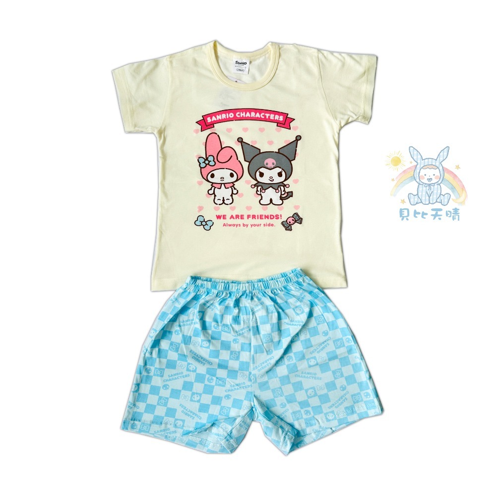 角落生物 酷洛米 純棉 短袖套裝 女童短袖 寶寶短袖 幼童短袖 小孩短袖 兒童短袖 兒童短褲 女童短褲 5425-規格圖9