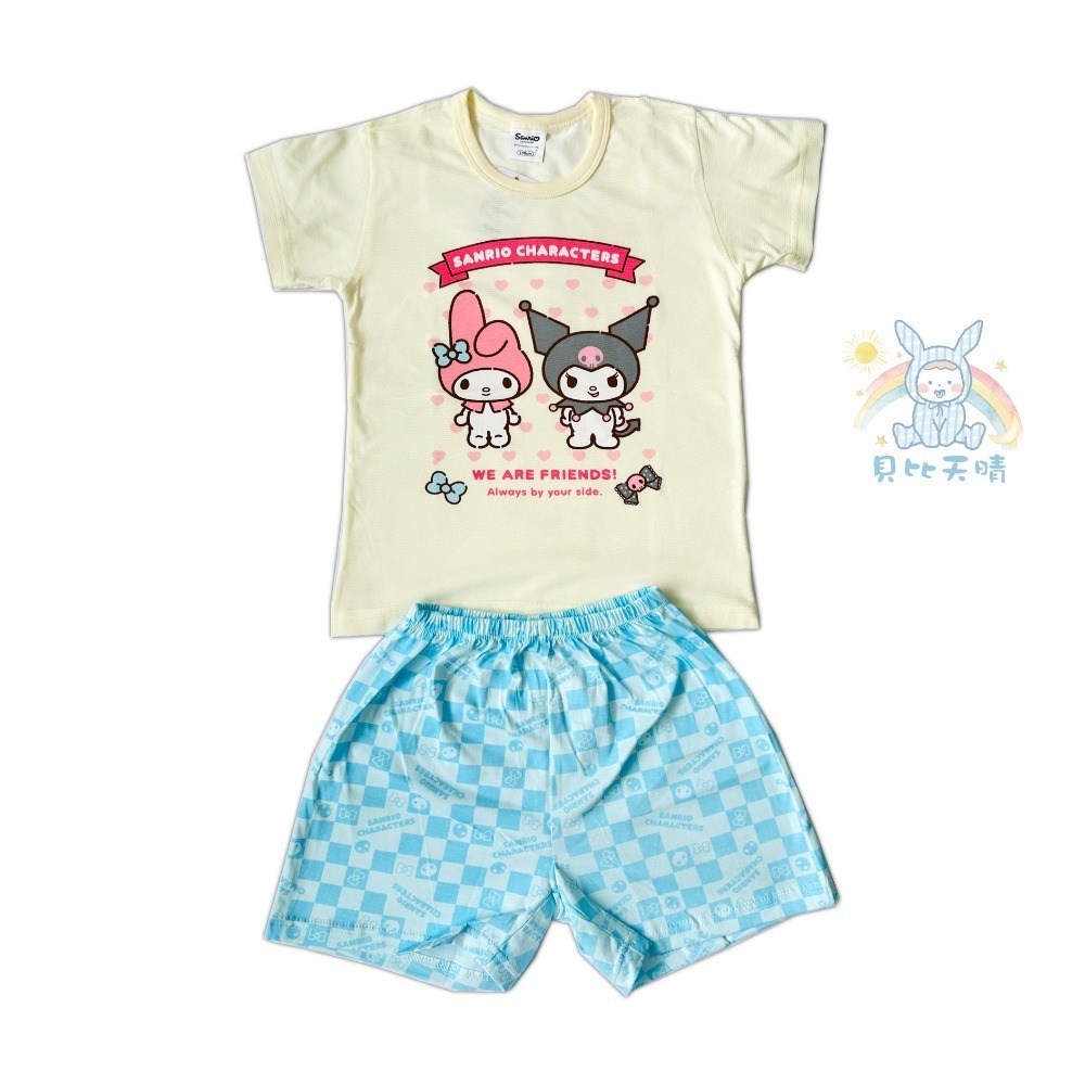 角落生物 酷洛米 純棉 短袖套裝 女童短袖 寶寶短袖 幼童短袖 小孩短袖 兒童短袖 兒童短褲 女童短褲 5425-規格圖9