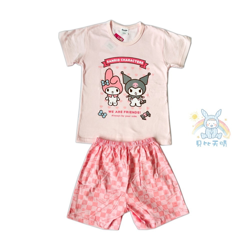 角落生物 酷洛米 純棉 短袖套裝 女童短袖 寶寶短袖 幼童短袖 小孩短袖 兒童短袖 兒童短褲 女童短褲 5425-規格圖9