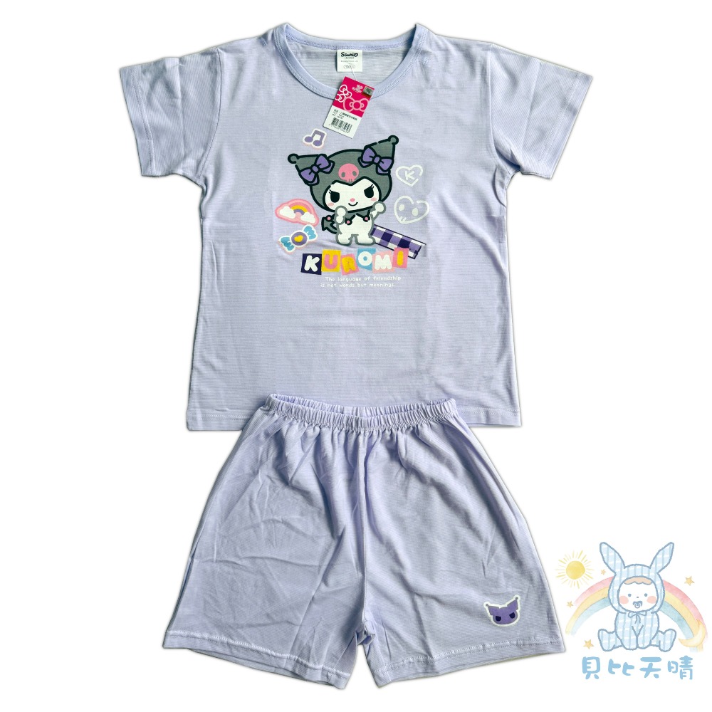 角落生物 酷洛米 純棉 短袖套裝 女童短袖 寶寶短袖 幼童短袖 小孩短袖 兒童短袖 兒童短褲 女童短褲 5425-規格圖9