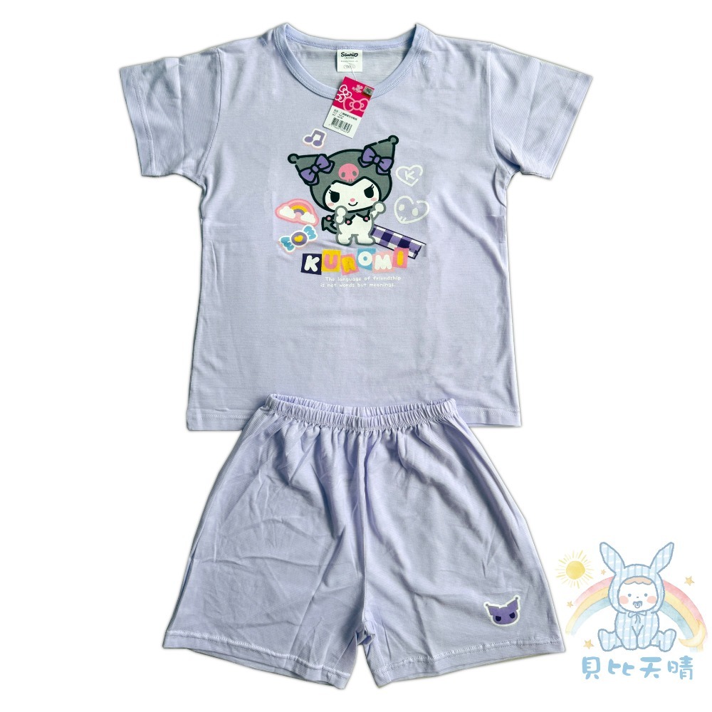 角落生物 酷洛米 純棉 短袖套裝 女童短袖 寶寶短袖 幼童短袖 小孩短袖 兒童短袖 兒童短褲 女童短褲 5425-規格圖9