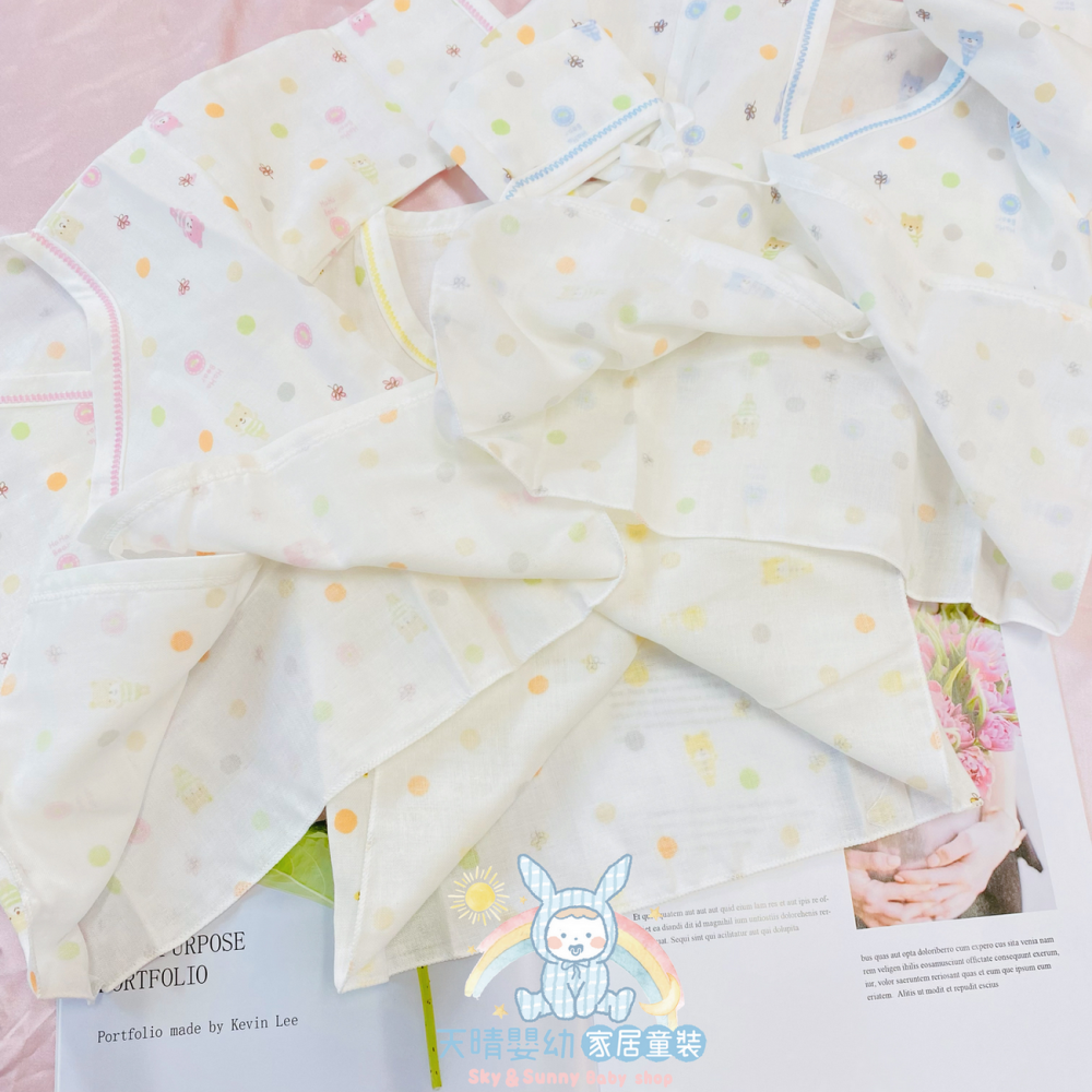 哈哈熊 短肚衣 紗布肚衣 511-細節圖4