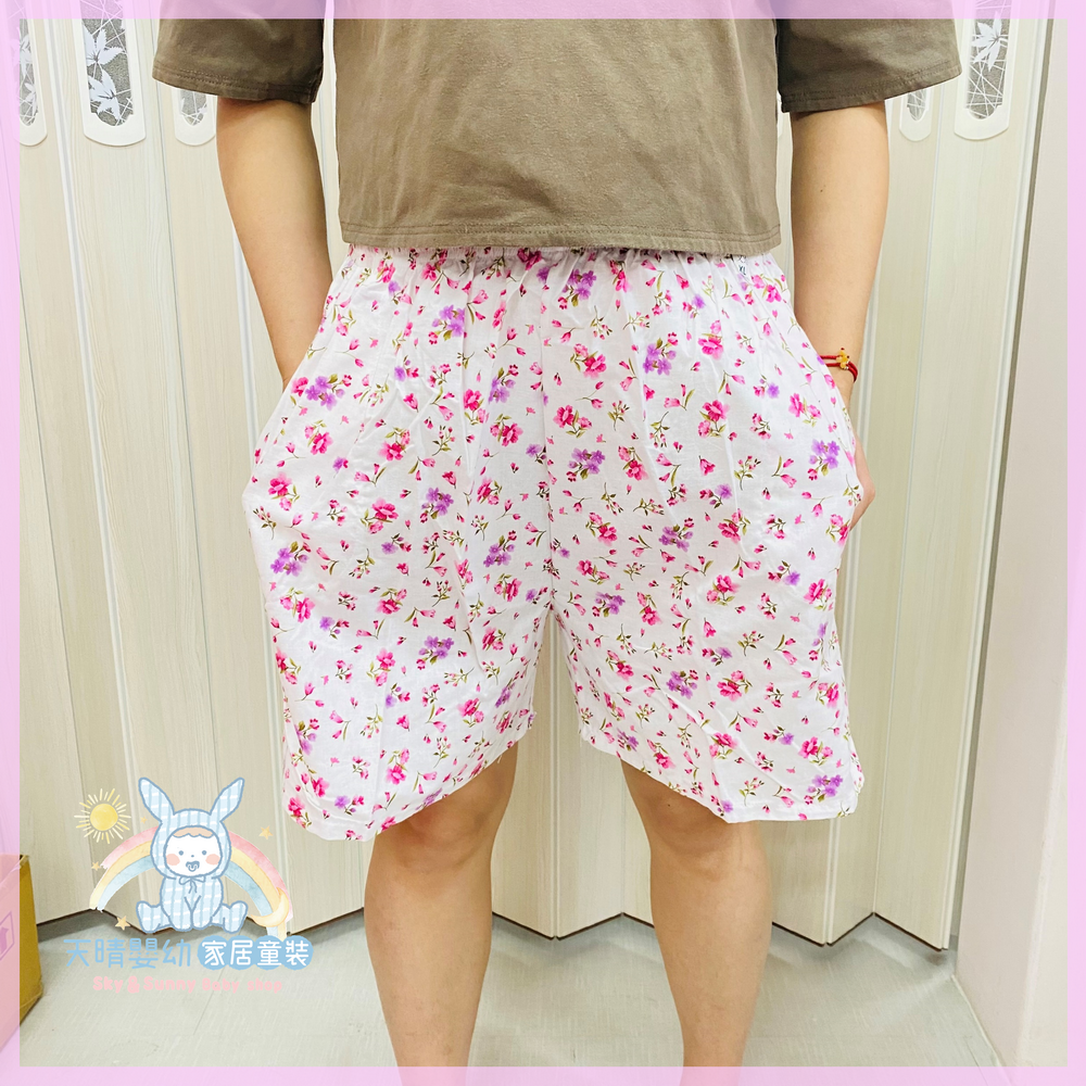 阿嬤居家 👖 短褲 文進 夏季 純棉 銀髮族 薄款 五分褲 舒適短褲 阿嬤短褲 銀髮族短褲 大人短褲 時尚短褲-細節圖2