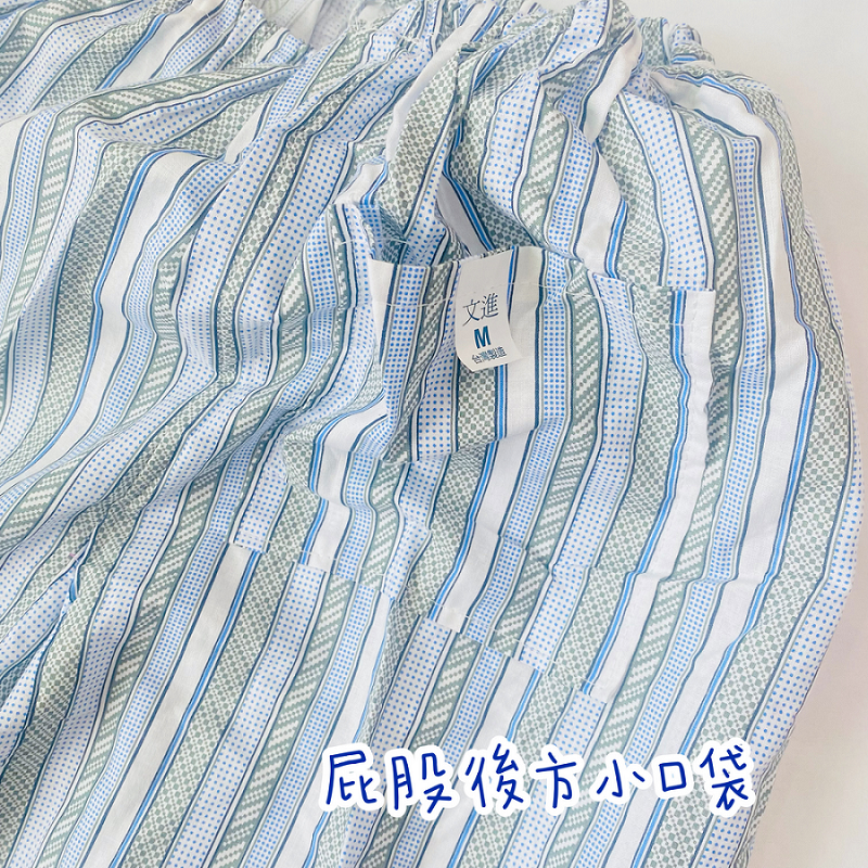 阿公居家 👖 七分褲 文進 夏季 純棉 銀髮族 薄款 舒適 阿公七分褲 阿公八分褲 阿公短褲-細節圖2